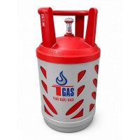 BÌNH GAS THỦ ĐỨC VỎ BỌC NHỰA ĐỎ 12KG- GIÁ BÁN LẺ TỐI ĐA CHO NGƯỜI TIÊU DÙNG
